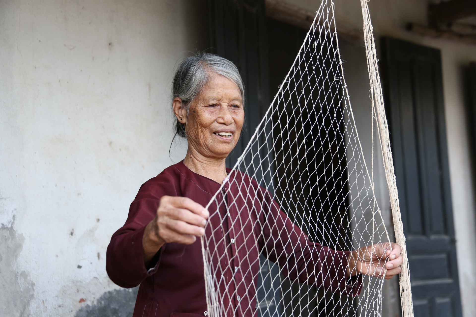 Chũm sợi gai là sản phẩm từ đôi bàn tay khéo léo của người dân xã Vĩnh Lại, huyện Lâm Thao.