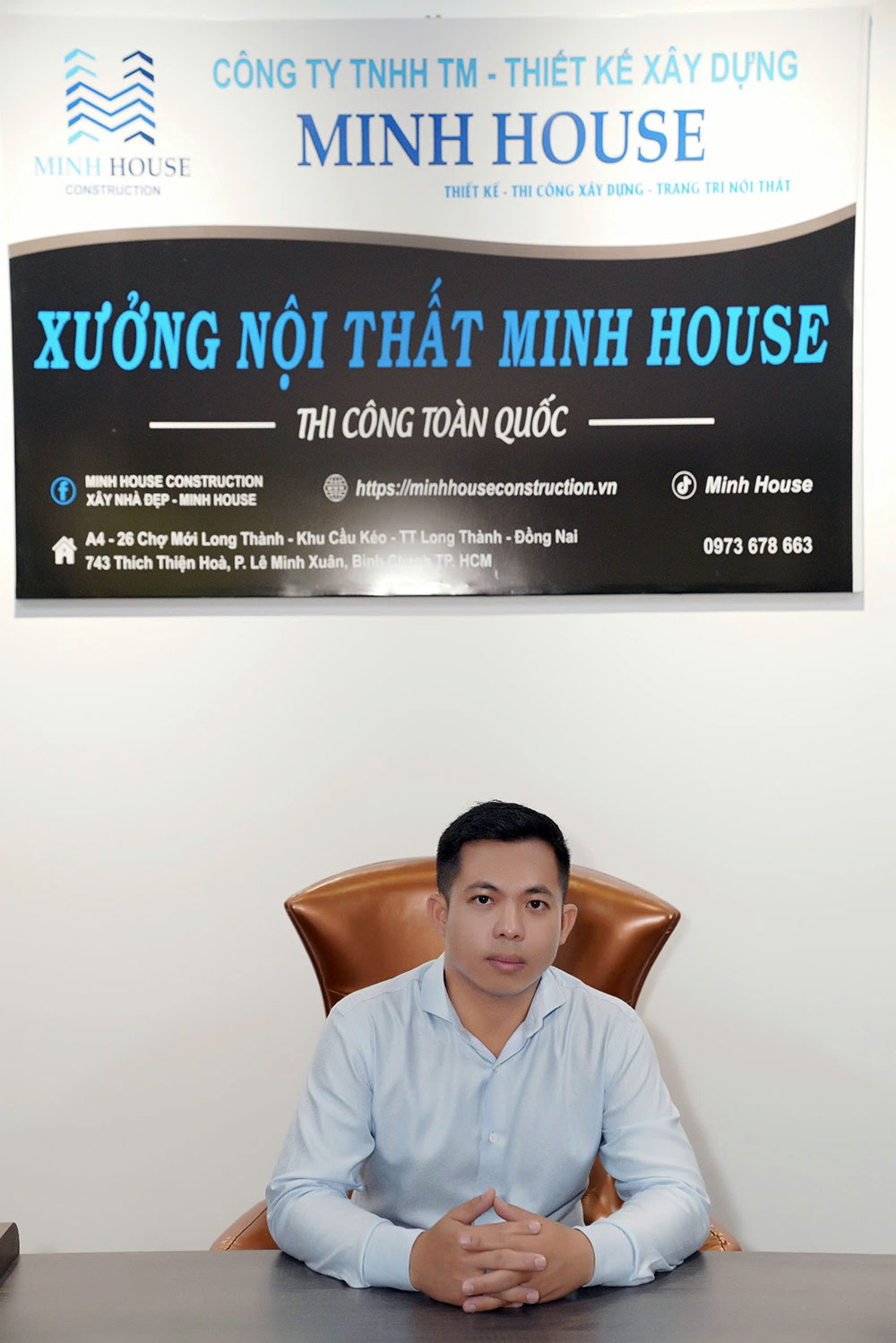 Giám đốc Minh House Construction Võ Hoàng Minh