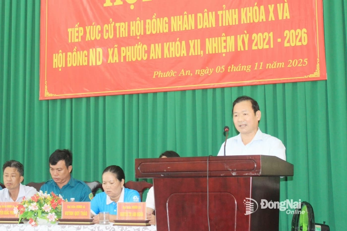 Cử tri xã Phước An kiến nghị nhiều vấn đề liên quan đến hạ tầng, dân sinh