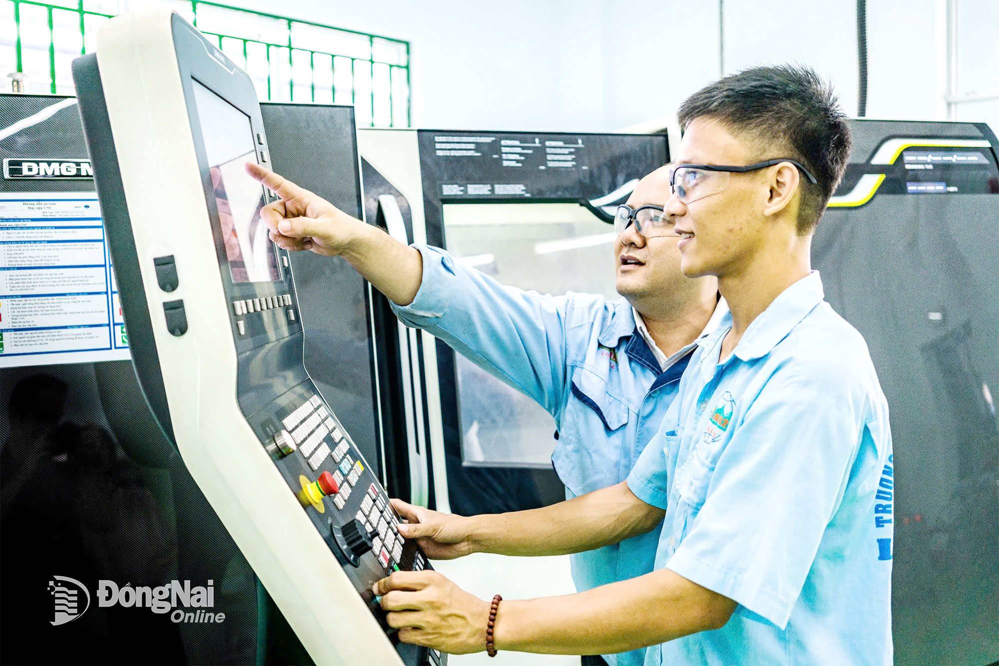 Practical training activities at Lilama2 International Technology College  (Long Phuoc commune, Dong Nai province).

