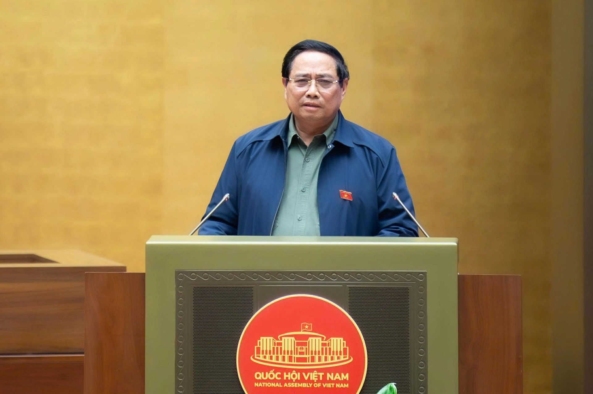 Thủ tướng Chính phủ Phạm Minh Chính phát biểu sau 2 ngày Quốc hội thảo luận ở Hội trường