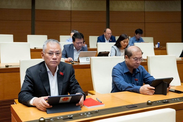 Các đại biểu Quốc hội tham dự phiên họp