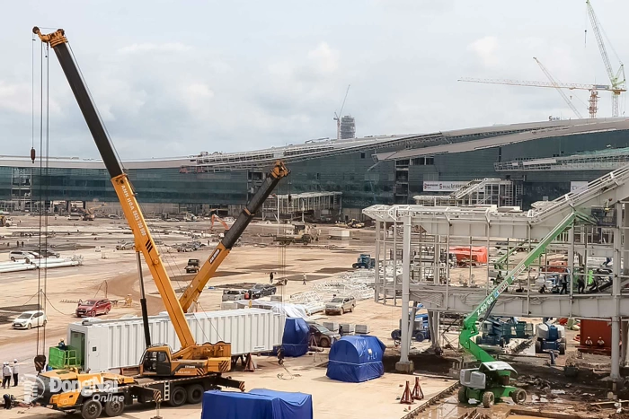 [Chùm ảnh] Cận cảnh lắp đặt loạt thiết bị cho ‘trái tim’ Sân bay Long Thành