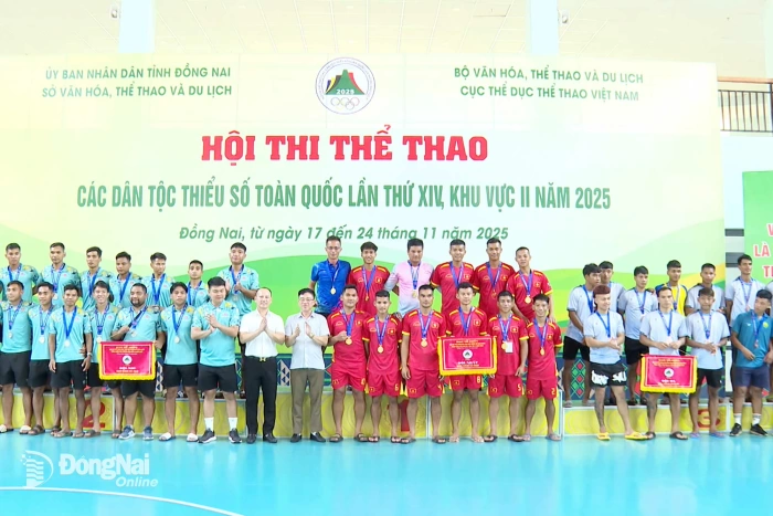 Bế mạc Hội thi Thể thao các dân tộc thiểu số toàn quốc năm 2025 tại Đồng Nai