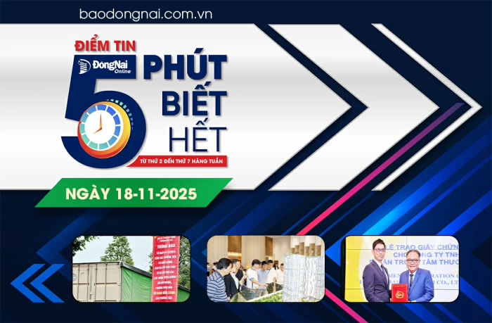 Điểm tin ‘5 phút biết hết’ sáng 18-11: Chạy ‘nước rút’ hoàn thành thông xe kỹ thuật cao tốc Biên Hòa - Vũng Tàu, đường Vành đai 3 - TP. Hồ Chí Minh
