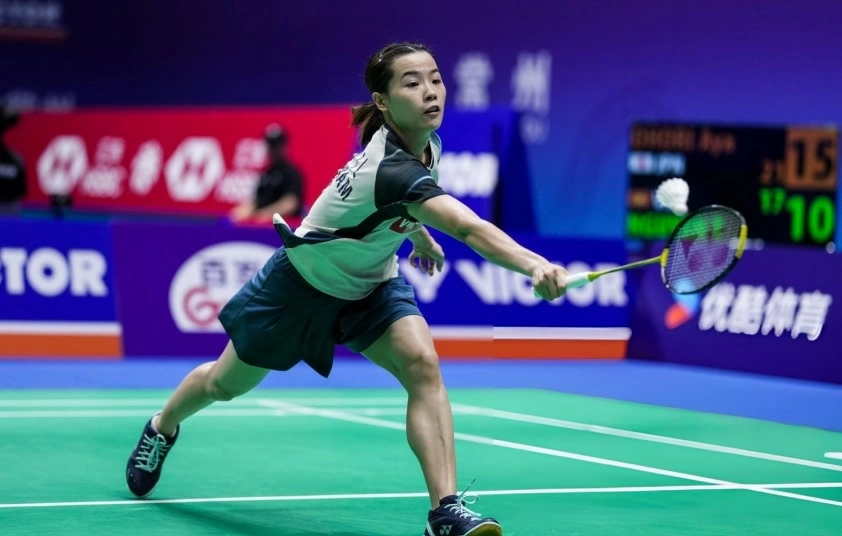 Hạt giống số 2 đơn nữ Nguyễn Thùy Linh thẳng tiến vào tứ kết Hàn Quốc Masters 2025. Ảnh: Thethao247