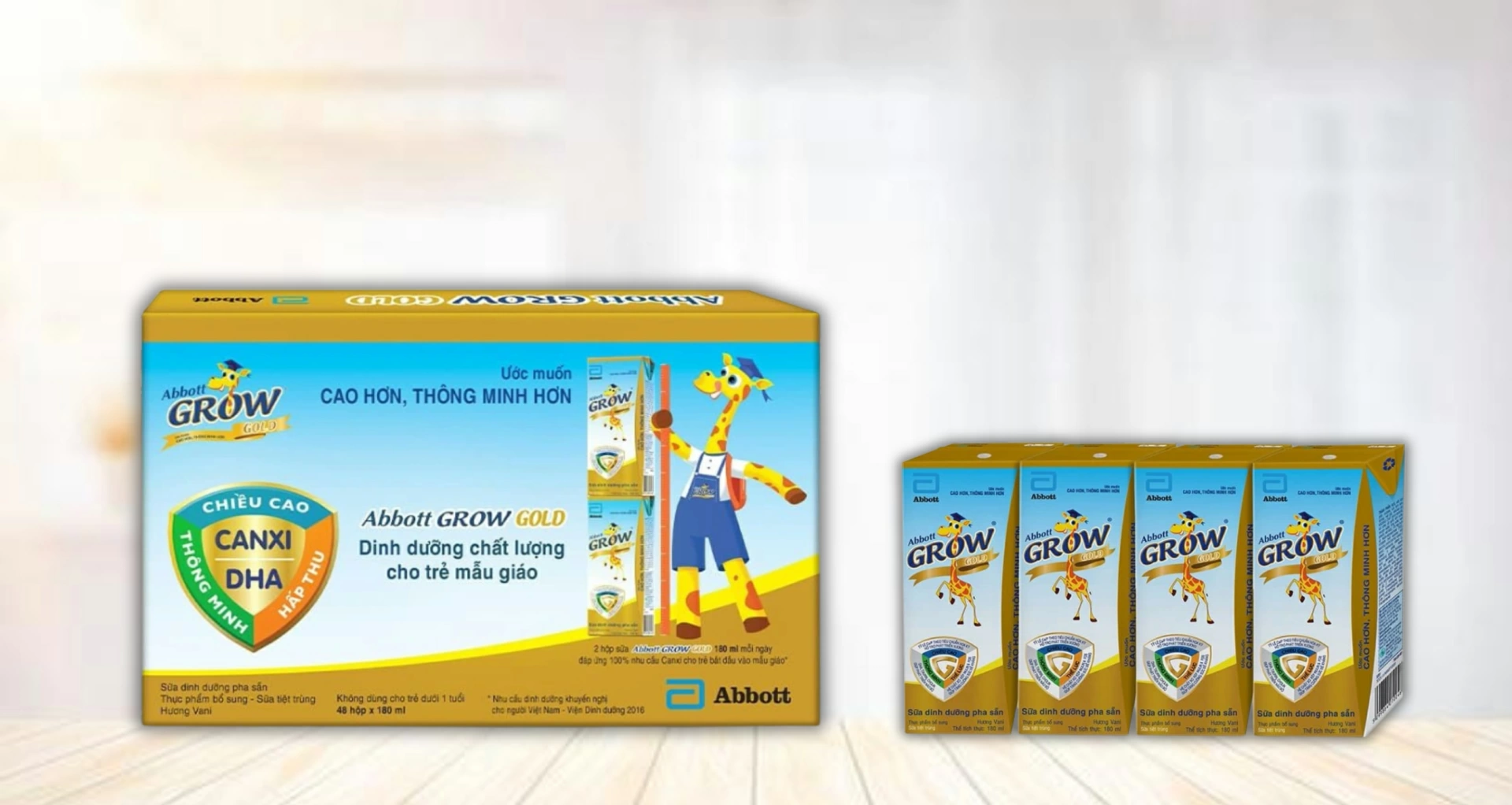 Sữa Abbott Grow phù hợp cho trẻ có nhu cầu phát triển chiều cao.