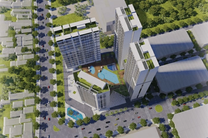 
Green Skyline - khu phức hợp cao cấp kết hợp với thương mại dịch vụ.