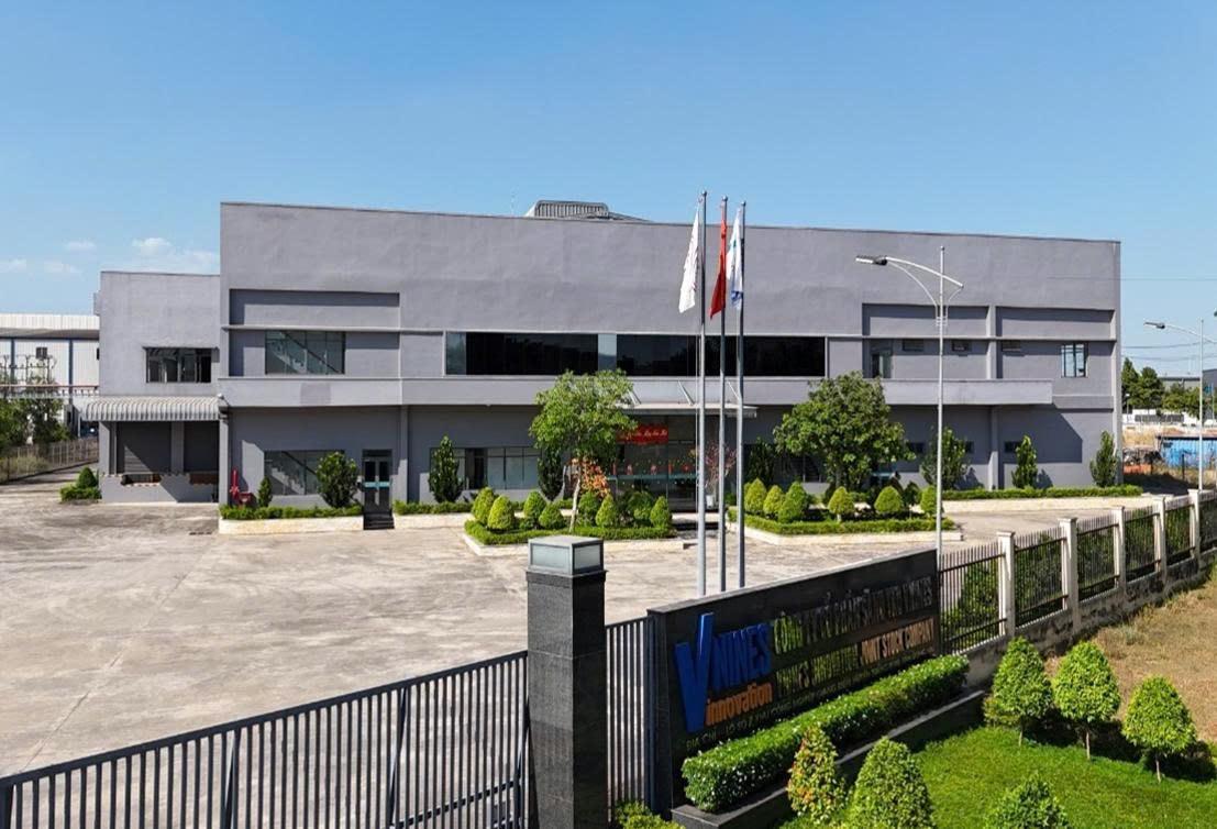 Nhà máy Vnines Innovation tại Khu công nghiệp Giang Điền (Đồng Nai), trung tâm sản xuất và kiểm định các hệ thống truyền động điện cho xe LEV.