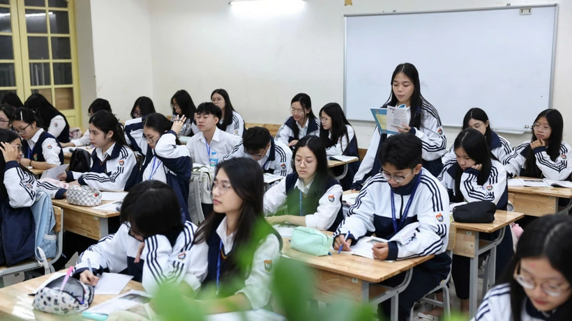 Học sinh trung học phổ thông Ảnh minh họa: Đại Thắng