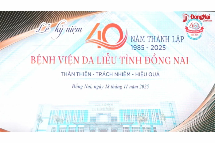 Bệnh viện Da liễu Đồng Nai kỷ niệm 40 năm thành lập
