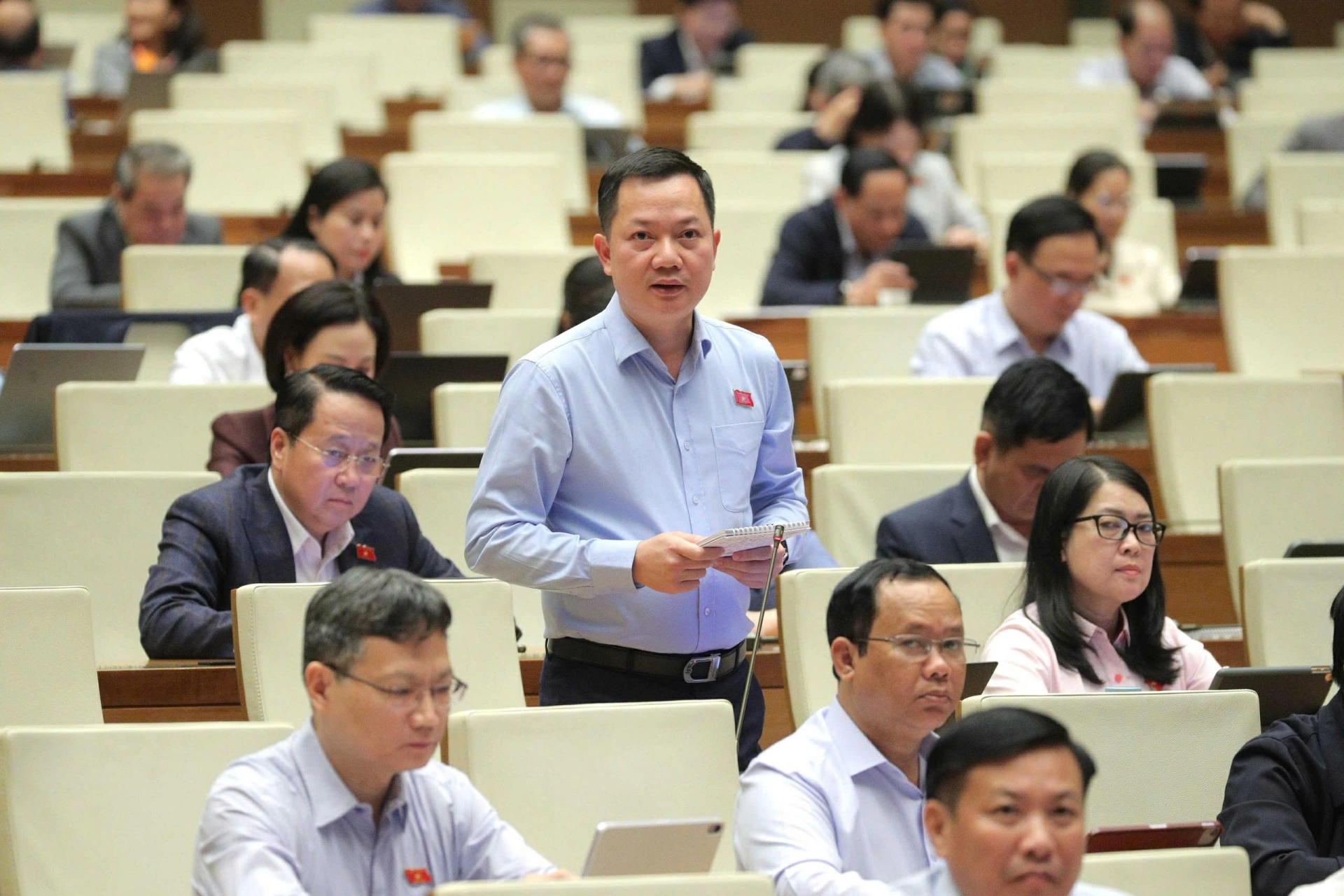 Đại biểu Trịnh Xuân An (Đoàn Đại biểu Quốc hội tỉnh Đồng Nai) phát biểu