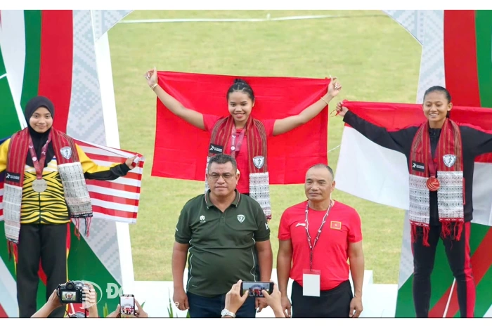 Lê Thị Như Quỳnh giành huy chương vàng Giải Vô địch Điền kinh trẻ Đông Nam Á