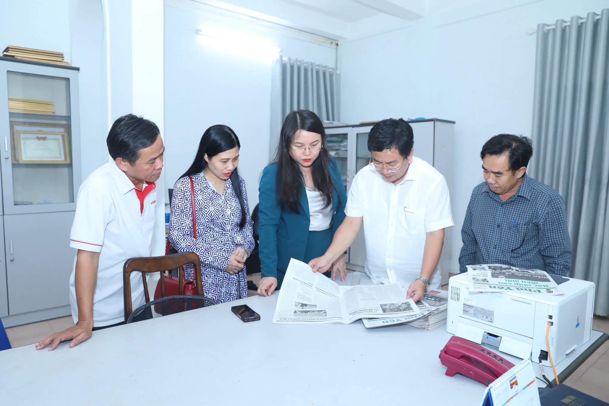 Ban biên tập Báo Đồng Nai trao đổi kinh nghiệm tổ chức tin, bài với Ban biên tập Báo Phú Yên
