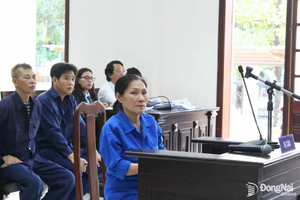 Bị cáo Nguyễn Thị Chí Sương tại phiên tòa xét xử ngày 18-12