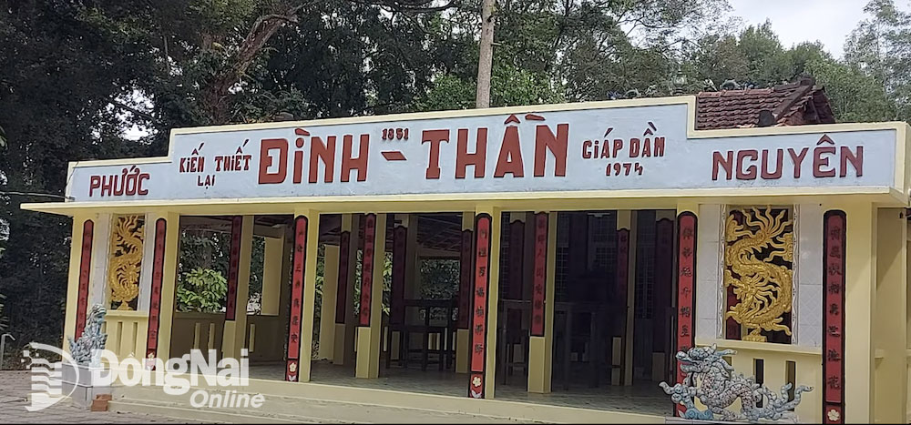 Đình Phước Nguyên (xã An Phước, H.Long Thành), một trong 12 di tích nằm trong danh sách điều chỉnh danh mục xếp hạng di tích - danh thắng giai đoạn 2021-2025