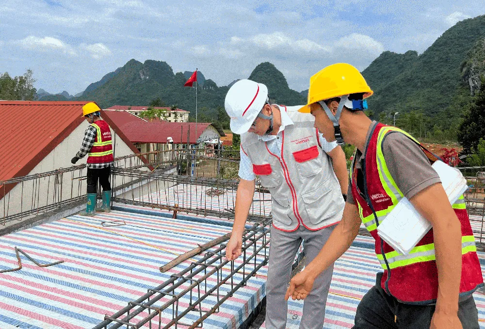  Gia chủ có thể tận dụng vật liệu xây dựng tái chế trong thi công để tiết kiệm chi phí. Ảnh: Viettel Construction