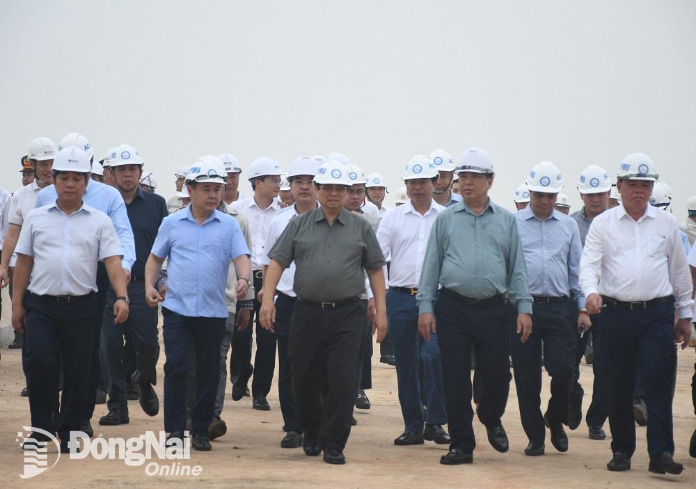 Thủ tướng Phạm Minh Chính lần thứ 3 kiểm tra Dự án Sân bay Long Thành trong năm 2024