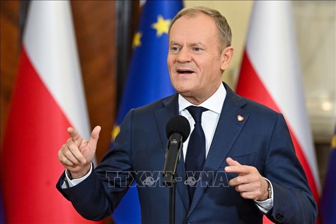 Thủ tướng Ba Lan Donald Tusk. Ảnh: PAP/TTXVN
