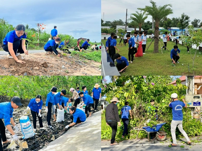 Phát động phong trào toàn dân tham gia bảo vệ môi trường vì một Việt Nam sáng – xanh – sạch – đẹp.