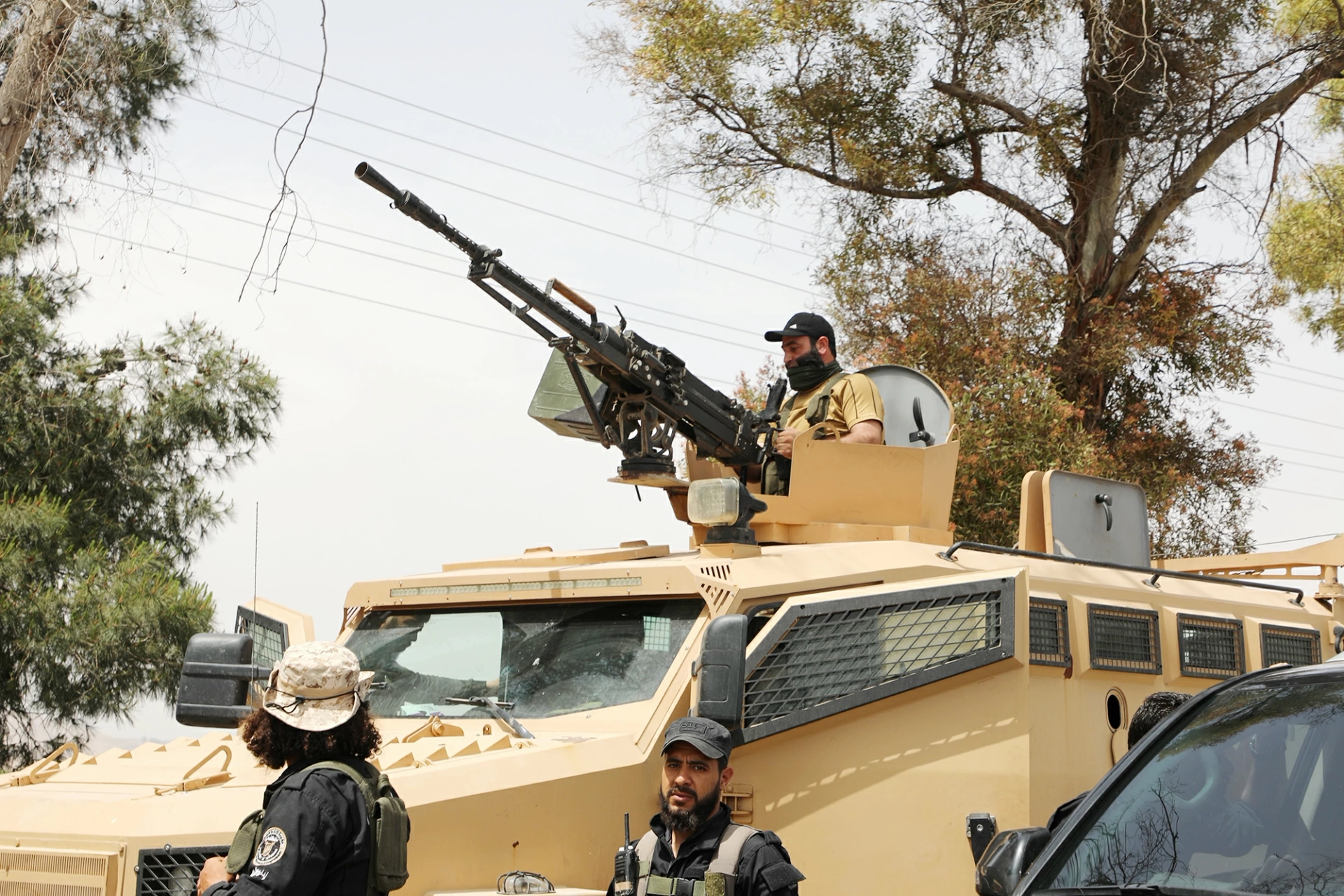 Lực lượng an ninh Syria được triển khai tại Damascus. Ảnh: TTXVN