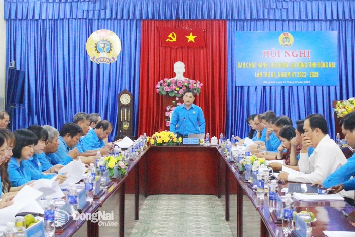 Lấy ý kiến giới thiệu nhân sự tham gia Ban Chấp hành Liên đoàn Lao động tỉnh nhiệm kỳ 2025-2030