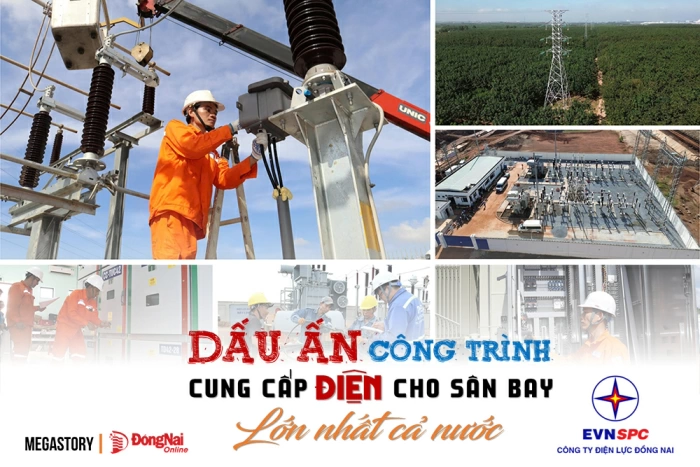 [Megastory] Dấu ấn công trình cung cấp điện cho sân bay lớn nhất cả nước