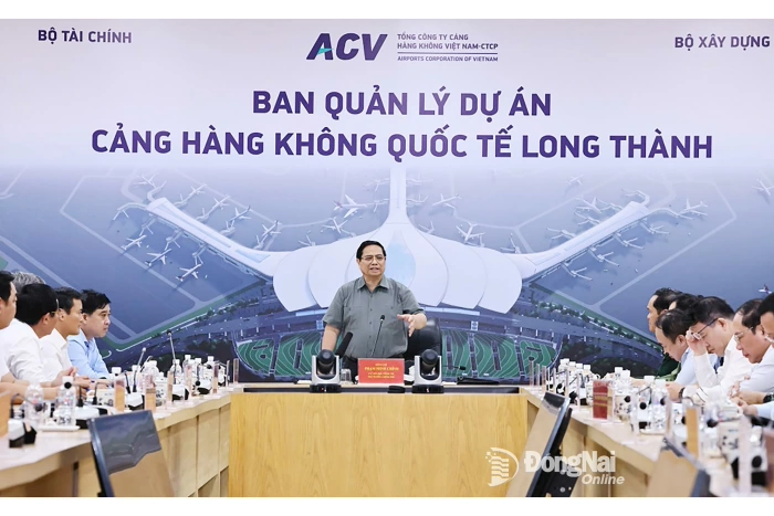 Thủ tướng Phạm Minh Chính: 'Bộ óc', 'trái tim' Sân bay Long Thành cơ bản hoàn thành để đón chuyến bay đầu tiên