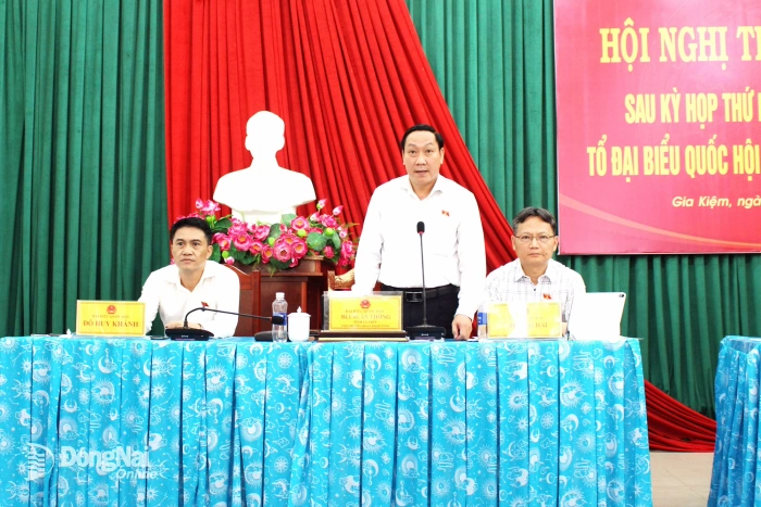 Cử tri xã Gia Kiệm quan tâm kiến nghị về giá điện