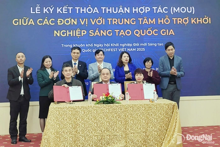 Đồng Nai ký kết thỏa thuận hợp tác về thúc đẩy khởi nghiệp, đổi mới sáng tạo