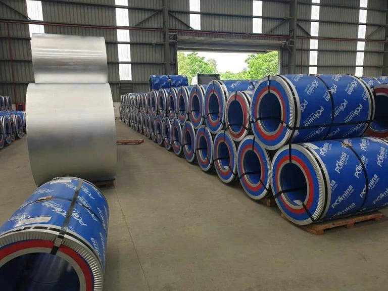 Tôn Pomina. Ảnh thép sata