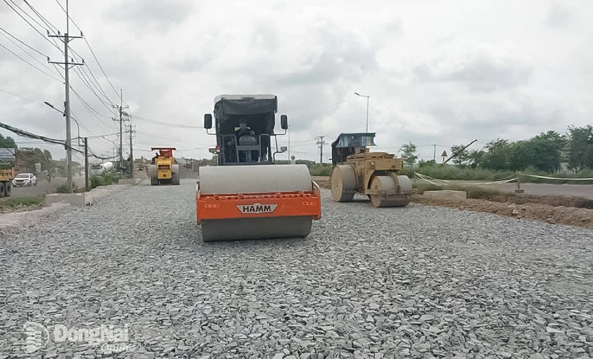 The Provincial People’s Committee has requested local authorities to urgently approve compensation and support plans in order to accelerate the disbursement of public investment projects. In the photo: The project to upgrade and expand Provincial Road 25B, from National Highway 51 to the center of NhonTrach Commune, Dong Nai Province, has yet to complete site clearance. Photo: Pham Tung