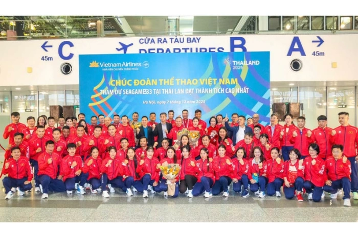 Đoàn Thể thao Việt Nam lên đường dự SEA Games 33