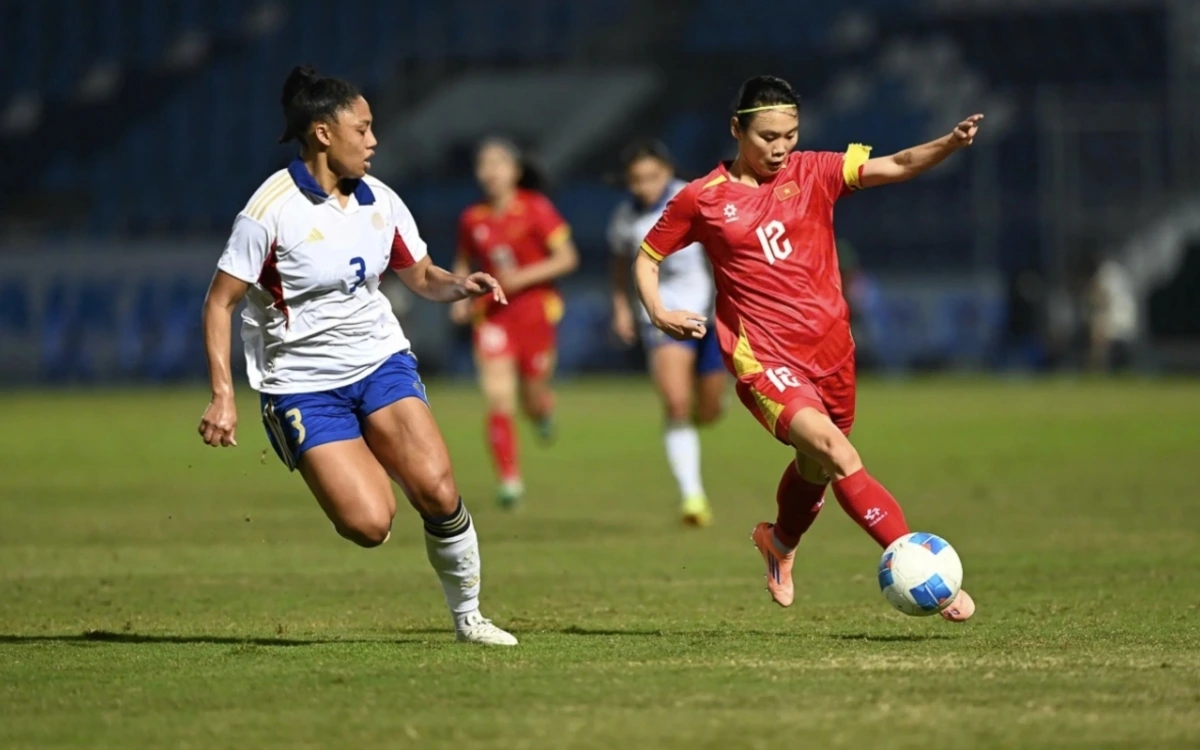 Vietnam women’s football team suffer narrow 1-0 defeat to Philippines