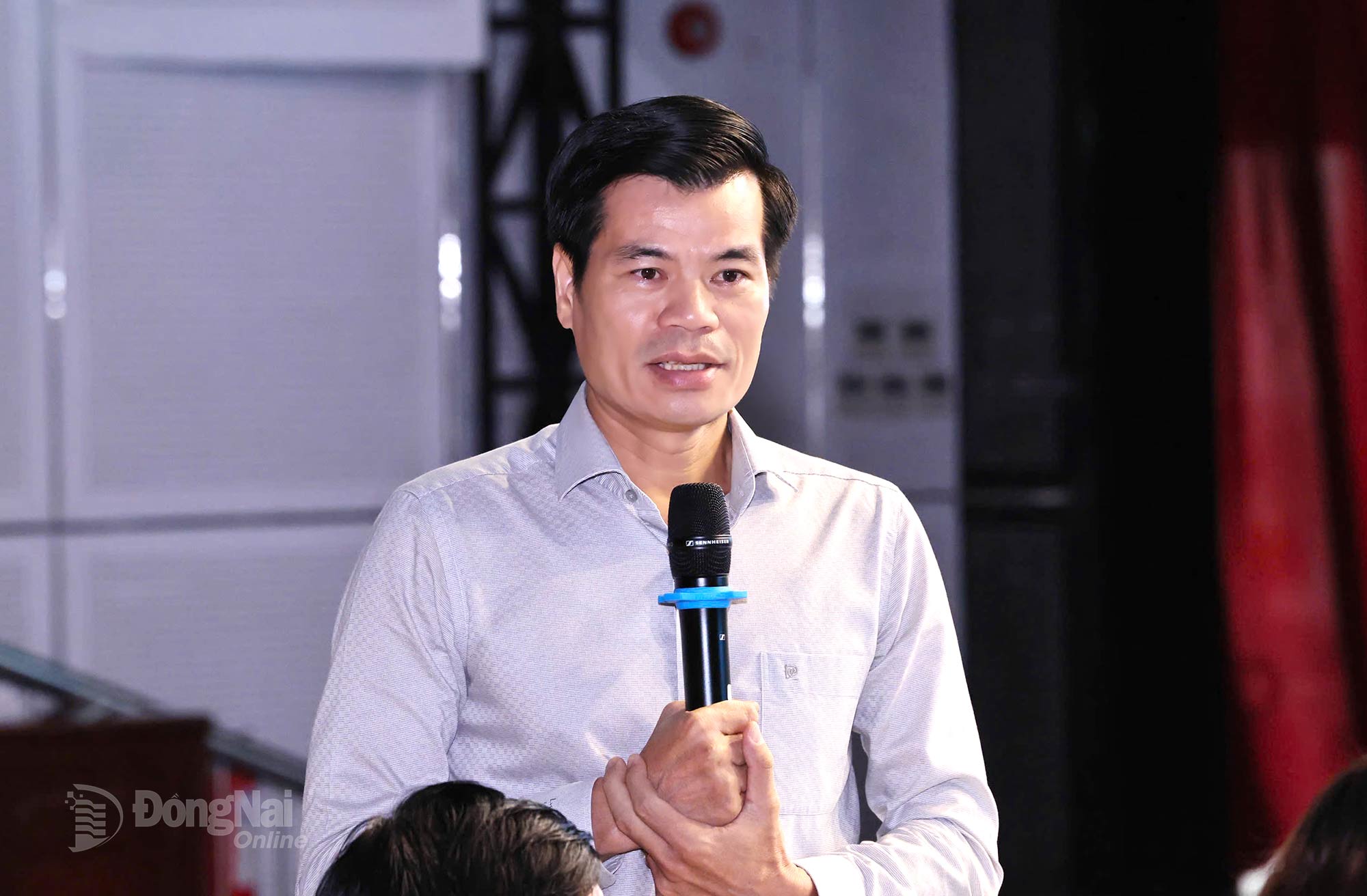 Phó Giám đốc Sở Văn hóa, Thể thao và Du lịch tỉnh Đồng Nai Nông Hồng Thức trả lời câu hỏi của nhà báo tại buổi họp báo. Ảnh: Công Nghĩa
