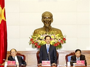 Prime Minister Nguyen Tan Dung at the meeting (Source:VNA)