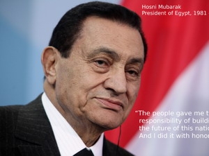 Ai Cập nối lại phiên toà xét xử cựu Tổng thống Mubarak