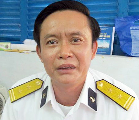 Trung tá Nguyễn Tiến Cường, nguyên thuyền trưởng tàu HQ668 vượt biển năm 1988.