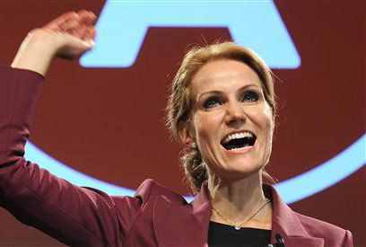 Bà Helle Thorning-Schmidt sẽ trở thành nữ thủ tướng đầu tiên của Đan Mạch.