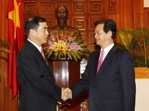 PM Nguyen Tan Dung receives the newly accredited ambassador of China Kong Xuanyou