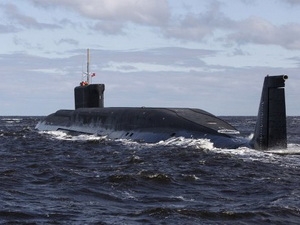 Tàu ngầm Yury Dolgoruky. Ảnh: RIA Novosti