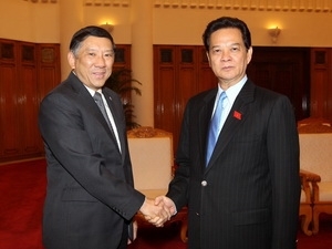 PM Dung receives Interpol President Khoo Boon Hui (Source: VNA)