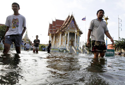 Thái Lan: Lũ bủa vây Bangkok