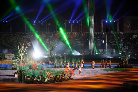 Khai mạc SEA Games 26: Lung linh sắc màu