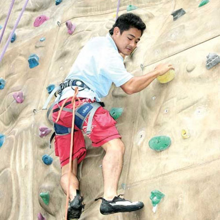 Leo tường VN tự tin chinh phục đấu trường SEA Games 26.    Ảnh: T.L