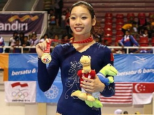Hà Thanh lại giành vàng cho đoàn Việt Nam.
