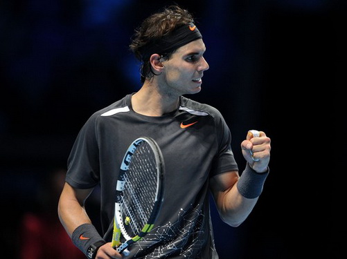 Nadal đã thắng trận đầu ở ATP Worrld Tour Finals - Ảnh Getty