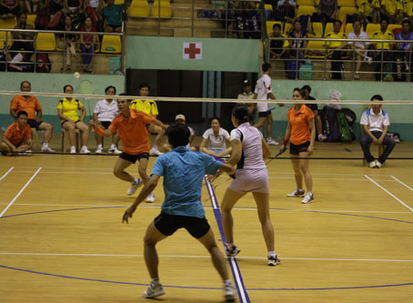 Giải cầu lông truyền thống tỉnh là sân chơi của các VĐV nghiệp dư