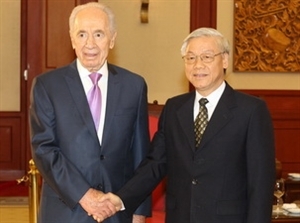 Party, Government leaders receive Israeli President