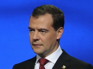 Tổng thống Nga Dmitry Medvedev. (Nguồn: AFP/TTXVN)